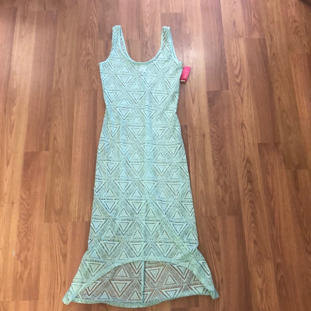 See through beach cover or dress